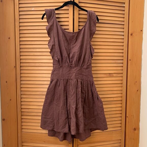 Free People Brown Dress size medium - Picture 1 of 6